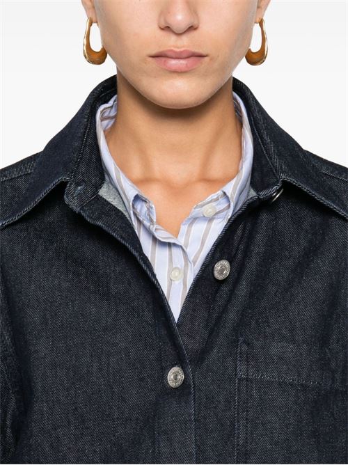 Giacca donna crop in denim ROY ROGER'S | RND90261D4020021RINSE